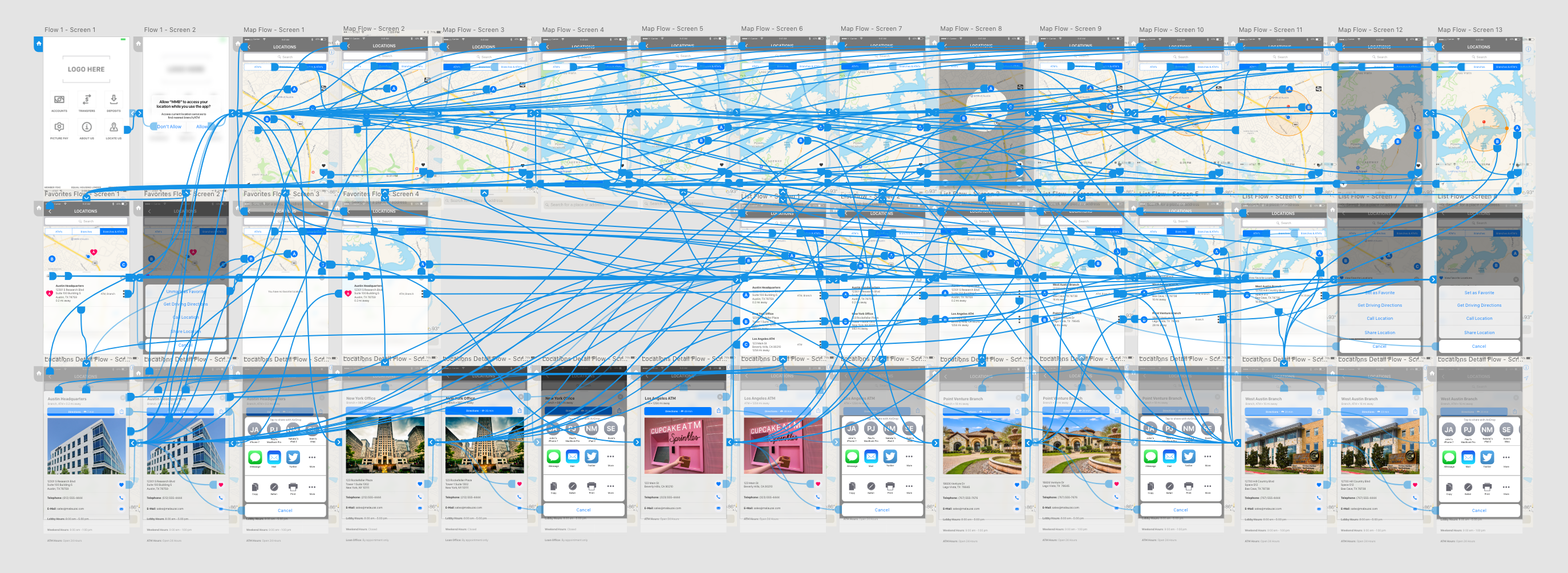 Daniel Falquez - UX Portfolio - Branch and ATM Locations finder