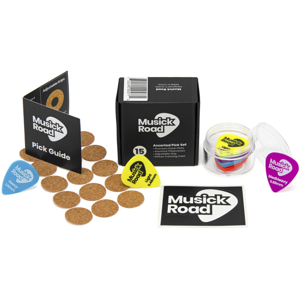 Musick Road Guitar Pick Set Product Design and Branding