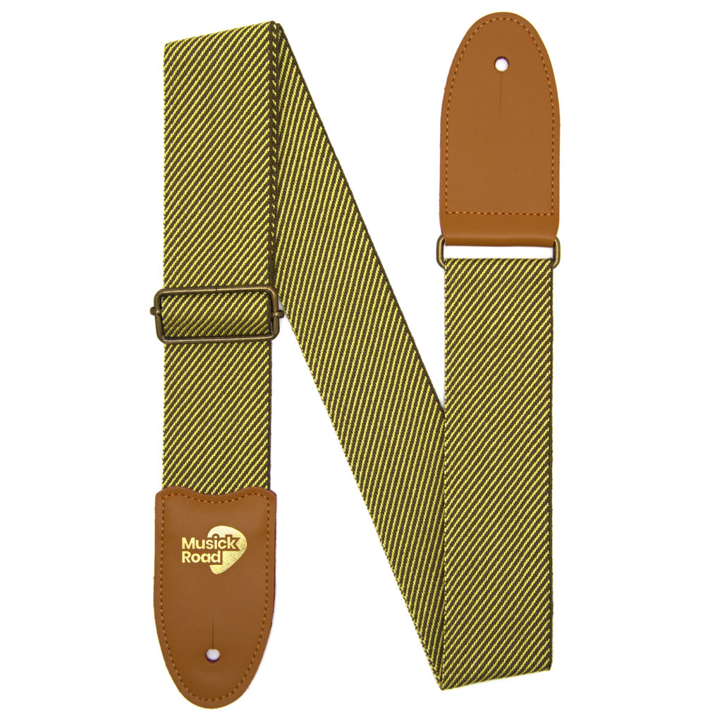 Musick Road Vintage Guitar Strap Product Design and Branding