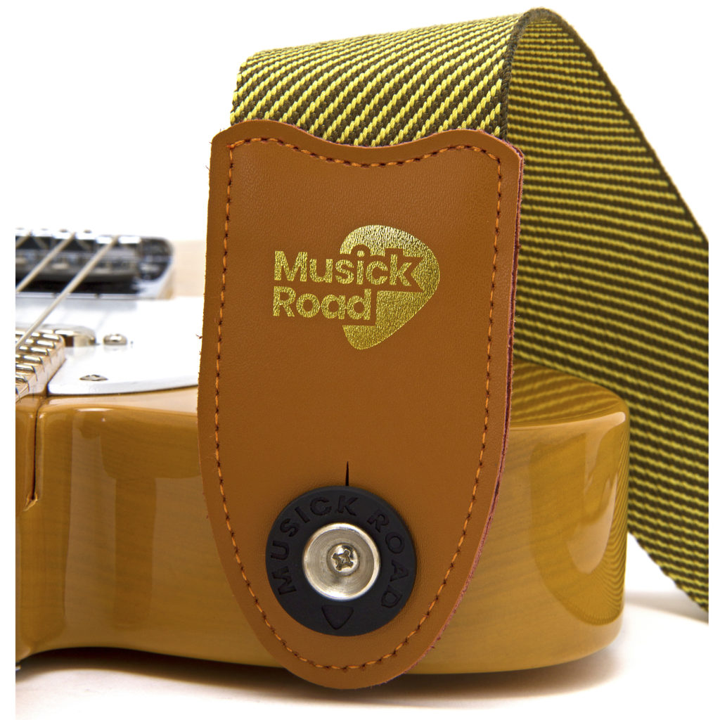 Musick Road Vintage Guitar Strap Product Design and Branding