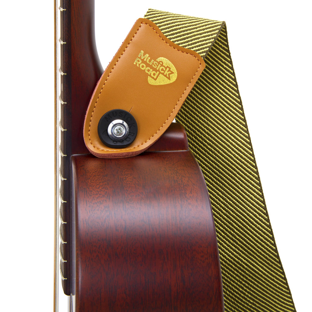 Musick Road Vintage Guitar Strap Product Design and Branding